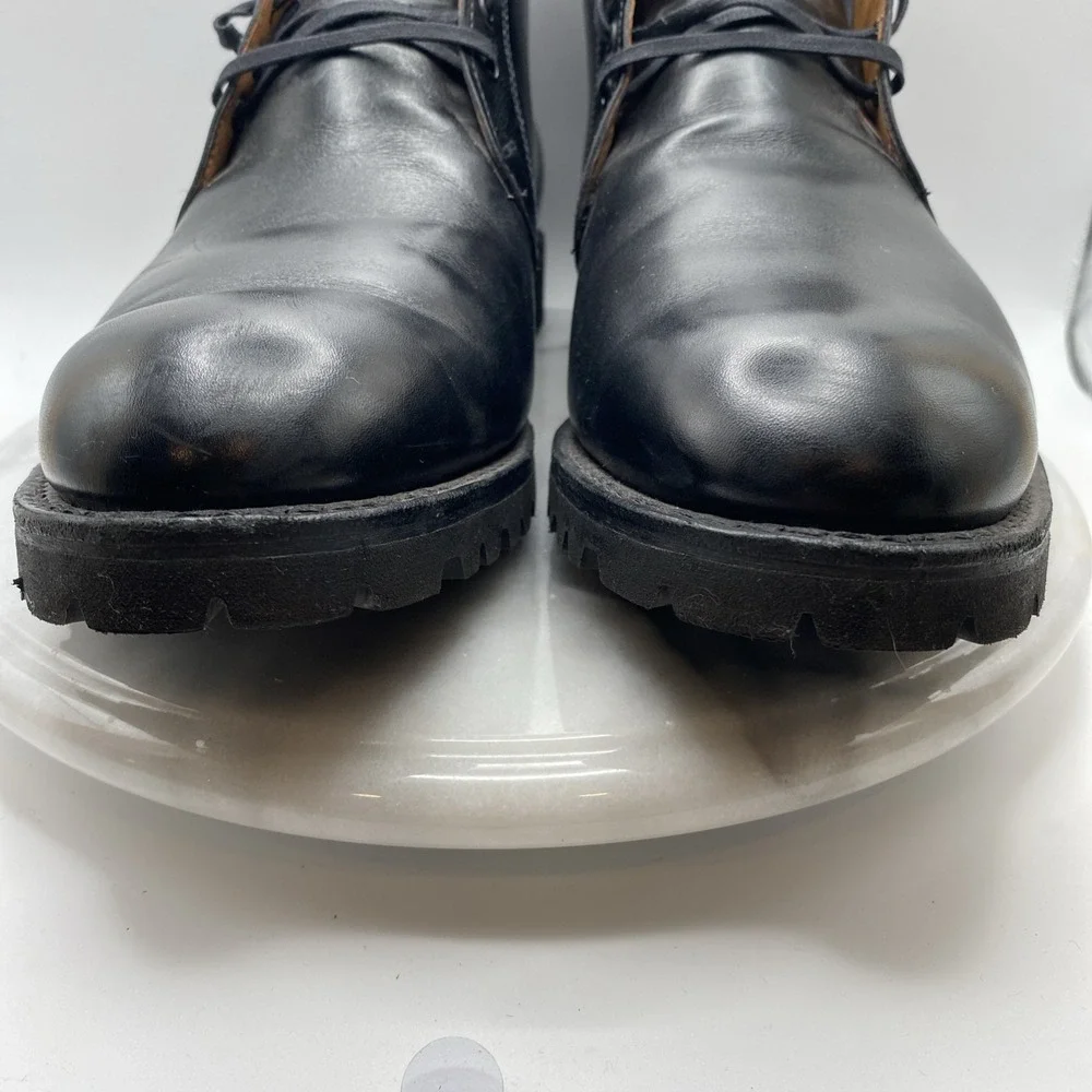 Allen‎ Edmonds Stanford Men's Black Leather Ankle Chukka Boots Sz 11.5 D Tate